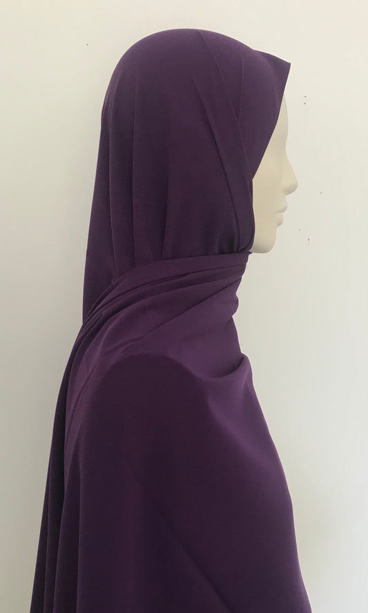 Hijab Soie de Médine Violet