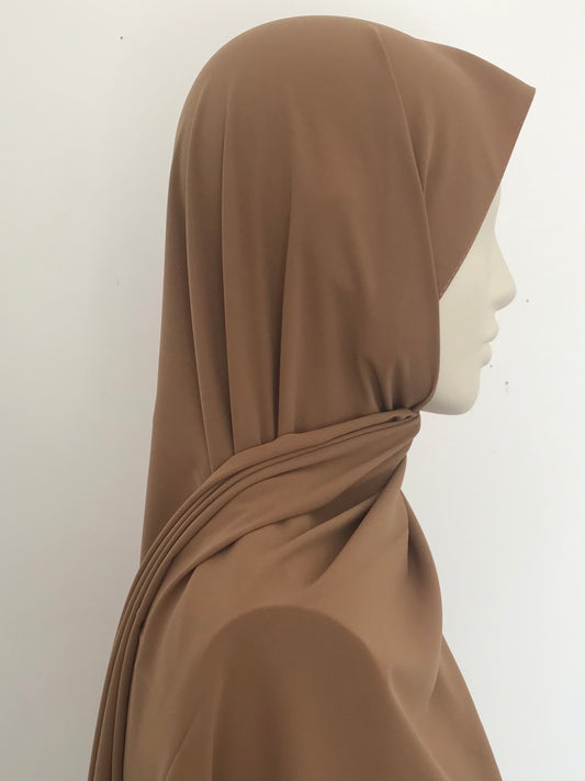 Hijab Soie de Médine Cappucino