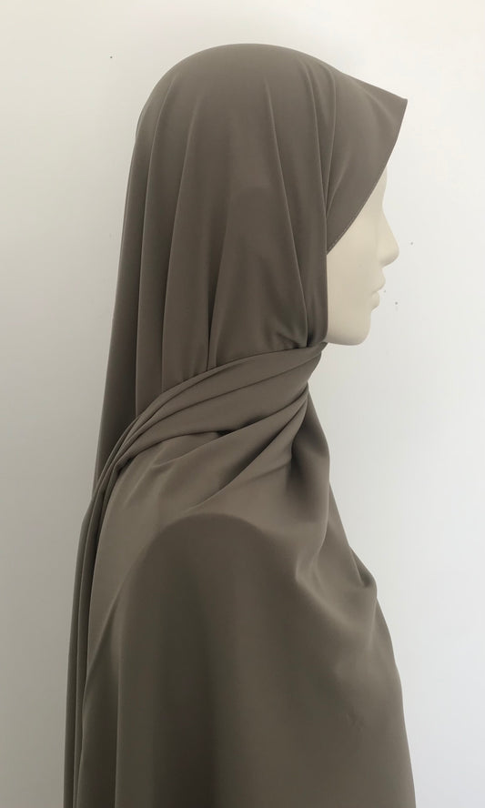 Hijab Soie de Médine Taupe
