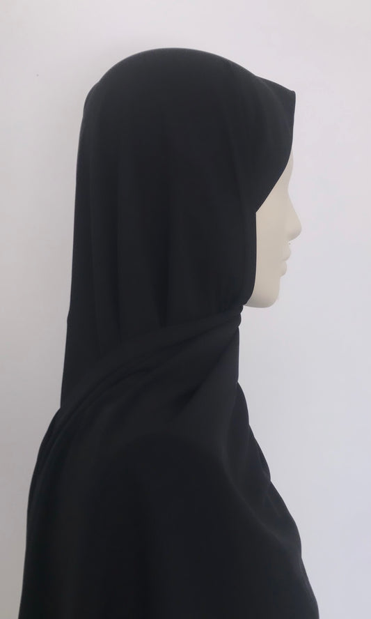 Hijab Soie de Médine Noir