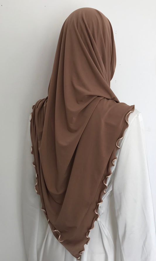 Hijab Jersey Luxe froncé